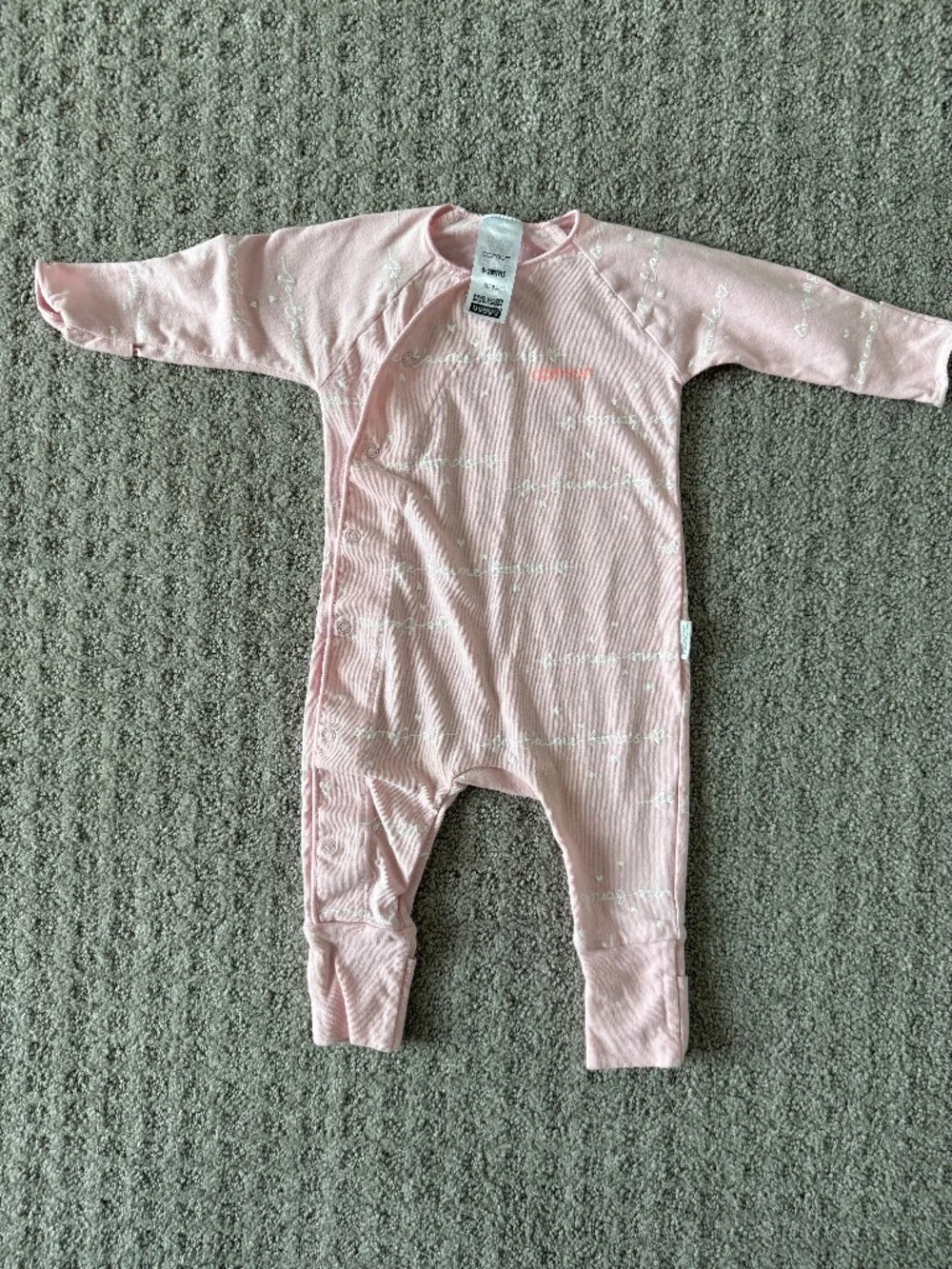 BONDS Australia Pink Cozysuit 0-3 months baby girl EUC
